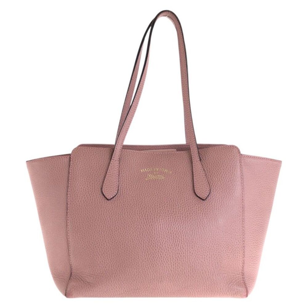 Gucci Leather Swing Tote Bag
